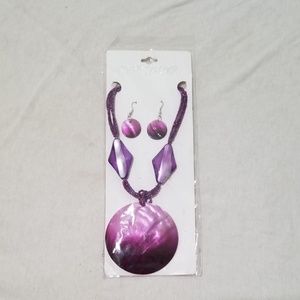 CT Color Necklace and Earring Set